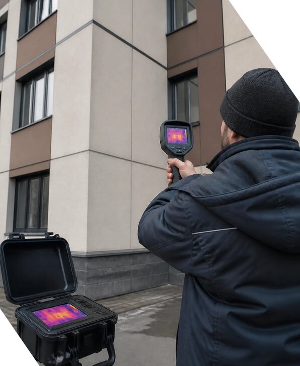 Тепловизионное обследование зданий и сооружений в Рыбинске